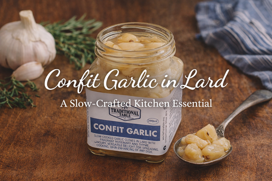 Confit Garlic in Lard: Slow Food at Its Finest