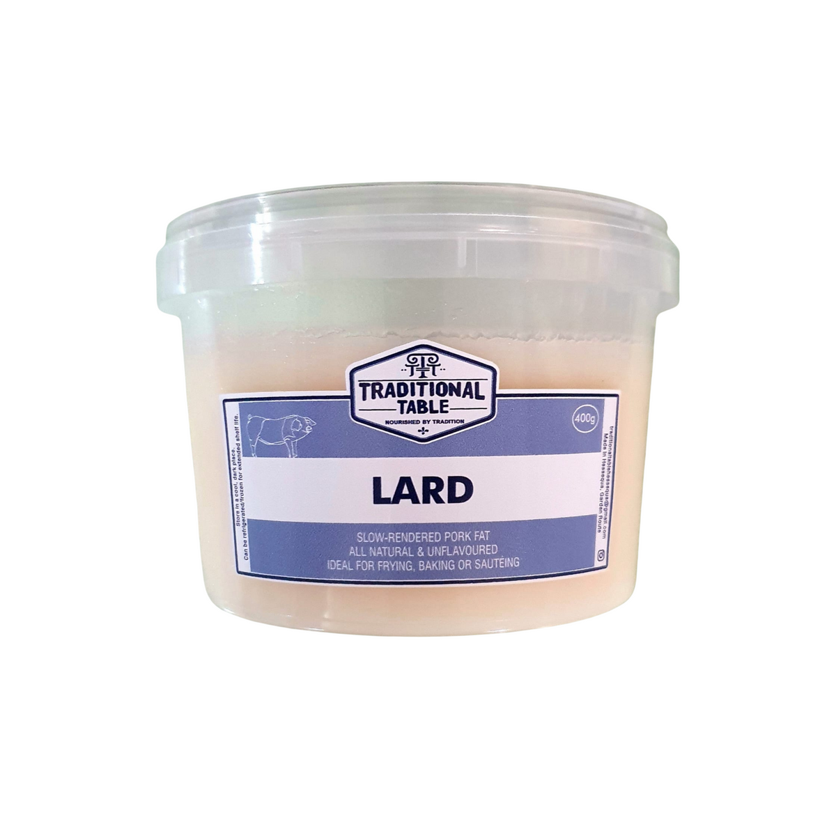 Lard 400g – Traditional Table